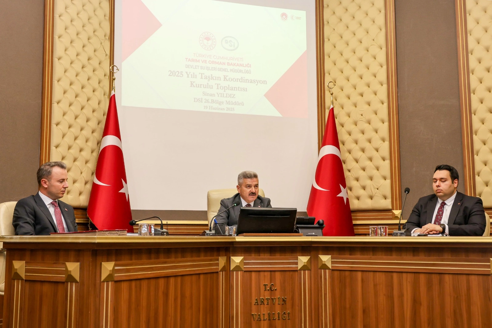 Artvin'de "Taşkın Koordinasyon Kurulu Toplantısı" yapıldı