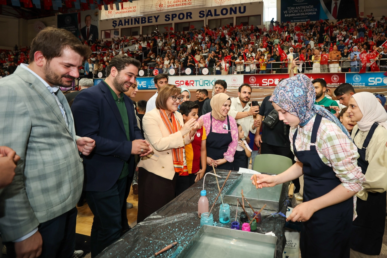 Gaziantep’te 55 bin öğrenciyle yaz olimpiyatlarına veda